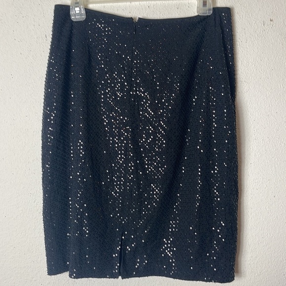 Vintage Kay Unger silk beaded mini skirt size 10 - Picture 2 of 6